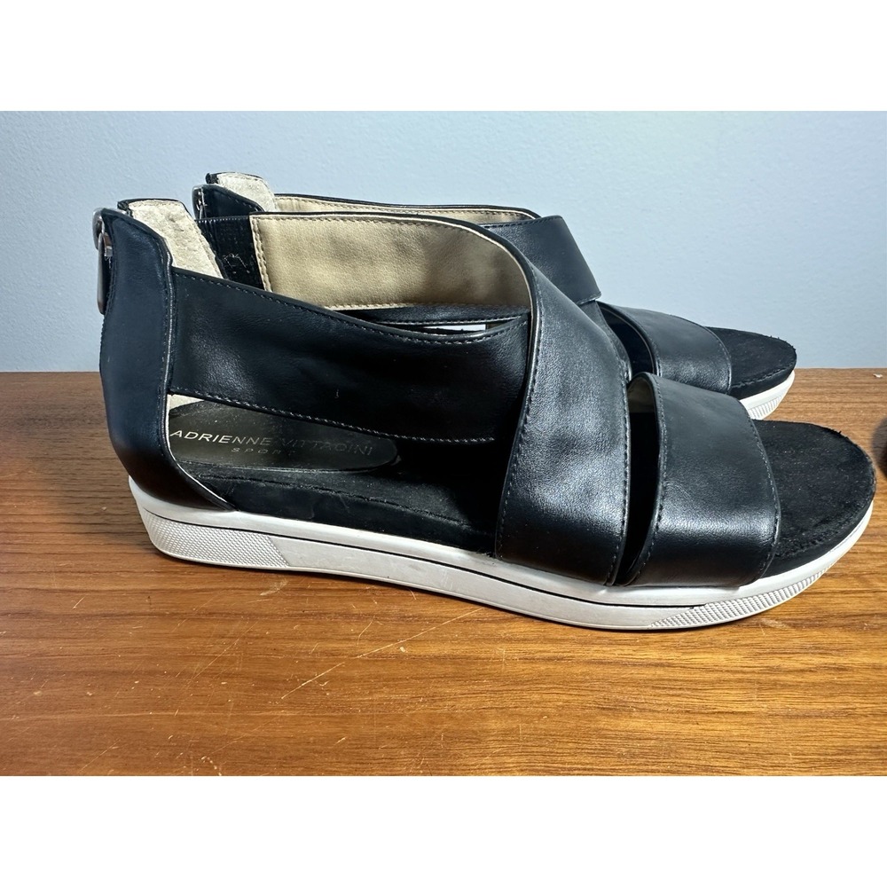 ADRIENNE VITTADINI SPORT Sandal Black size‎ 8.5